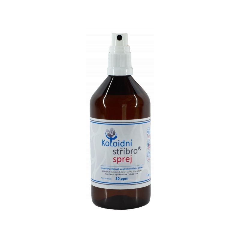 Koloidní stříbro 200 ml sprej - koncentrace 30 ppm - 1