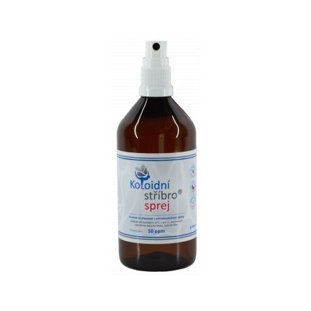 Koloidní stříbro 200 ml sprej - koncentrace 50 ppm - 1
