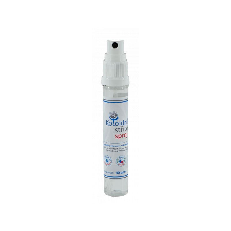 Koloidní stříbro 25 ml sprej - koncentrace 30 ppm - 1